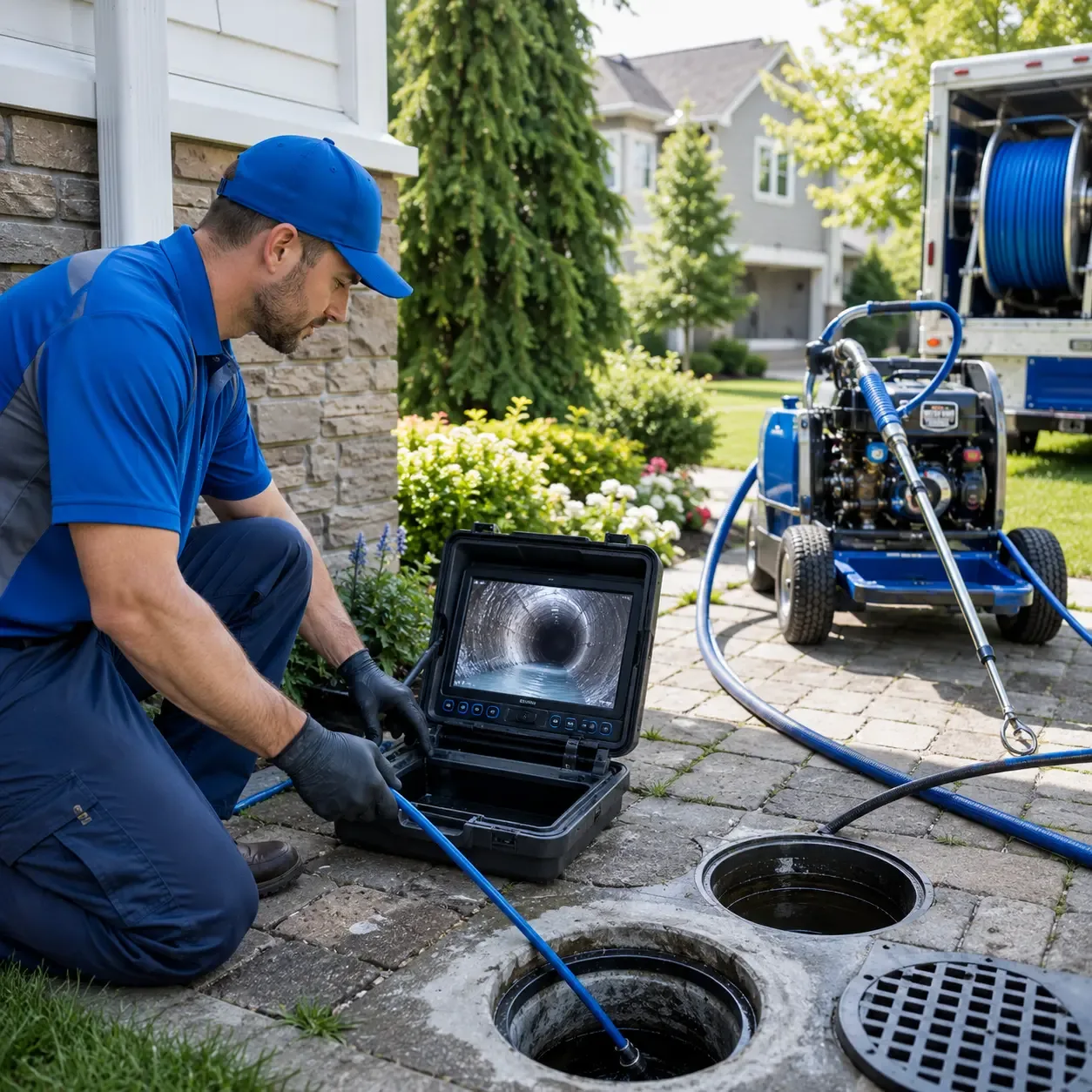 Outdoor drain cleaning professionals serving Unionville, NY